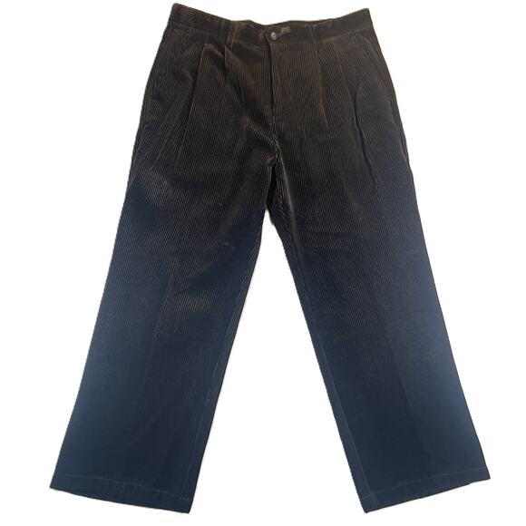 Plover Corduroy Pant Woman's ~35" Waist ~27" L Rich Chocolate Brown Wide Wale - Picture 1 of 11